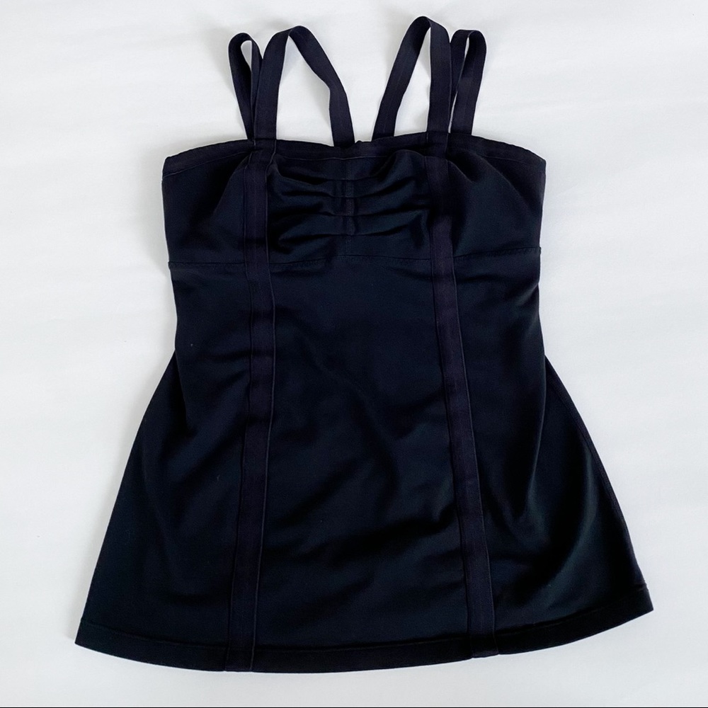 Lululemon Size 6 Black Strappy Dance Tank